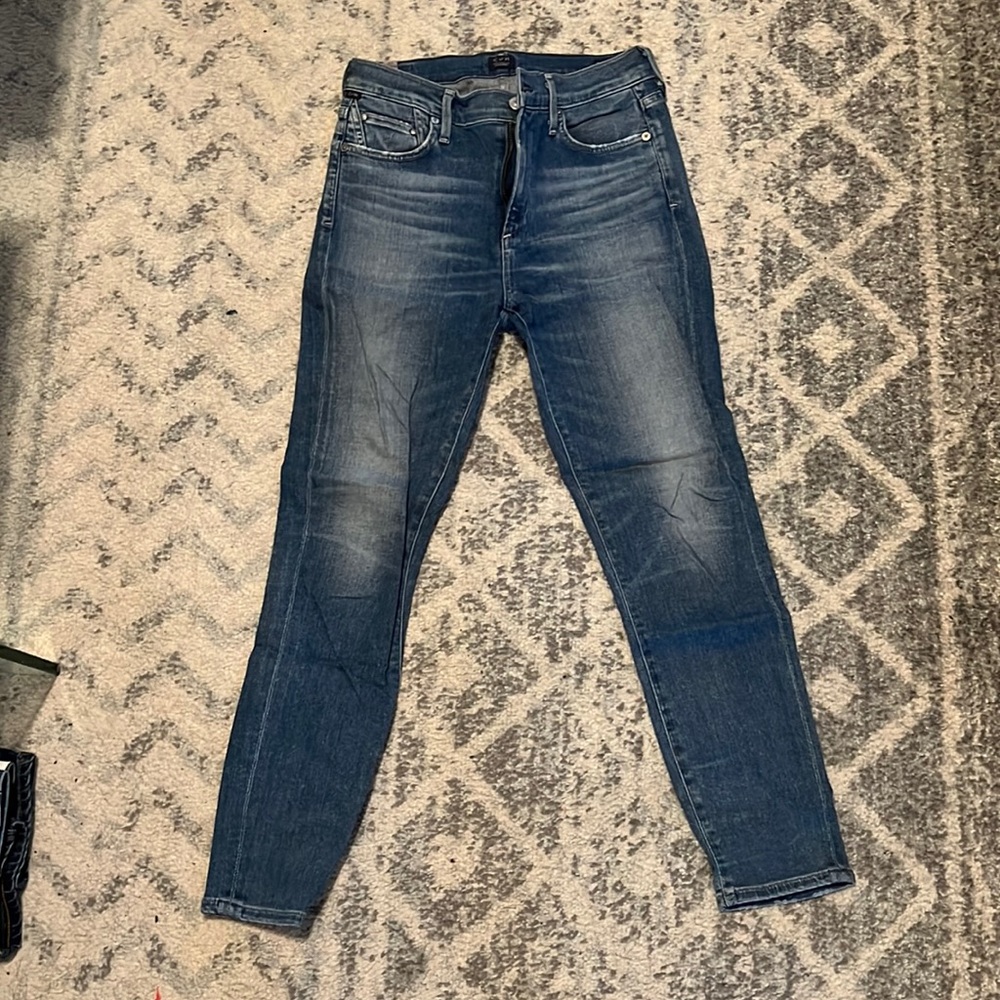 Citizens of humanity - rocket crop high rise skinny jeans - size 27